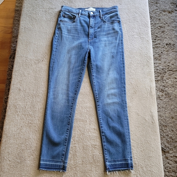 Denim Forum The Lola High Rise Skinny Crop size 30 - Picture 4 of 13